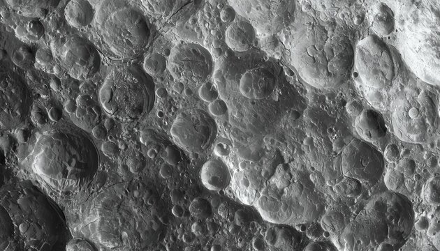 Abstract gray white moon surface crater lunar texture macro background