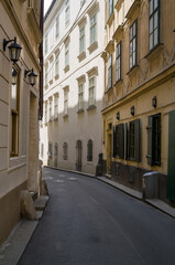 Fototapeta premium A Quiet Historic European Alley