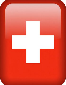 Minimalist white plus symbol on solid red background.