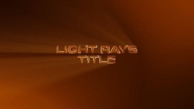 Light Rays Title