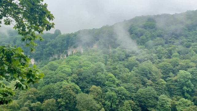 Beautiful scenery of Okatse Canyon in Georgia