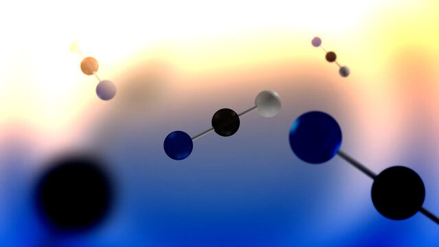 Cyanide Particles Spinning in Microscopic Environment