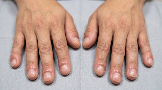 Digital Clubbing of Fingertips as a Clinical Sign of Chronic Respiratory Disease