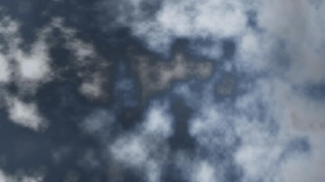 Abstract cloudy background texture in soft shades of blue and grey suitable for looping video content.