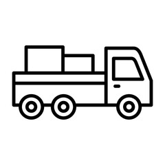 Fototapeta premium Pickup Truck Icon