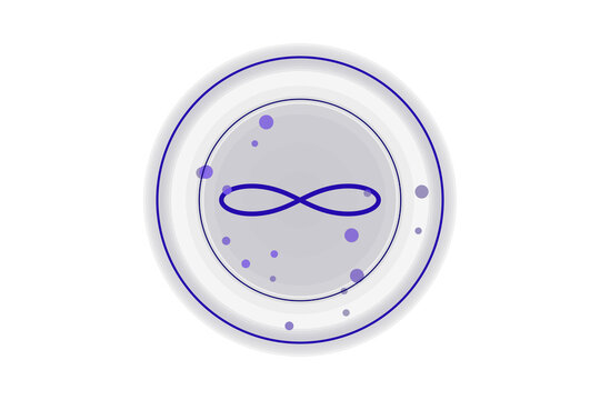 Vortex energy spiral symbol with depth glow. Isolated transparent PNG mystical overlay for Photoshop and video.