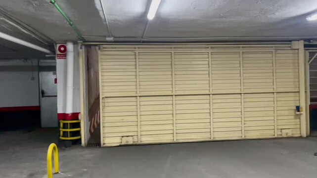 Puerta corredera motorizada de garaje abrir parking coche port&oacute;n autom&aacute;tico apertura sensor y control remoto