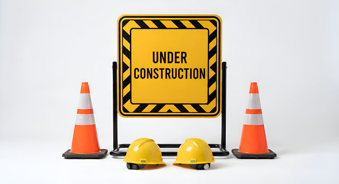 under construction sign
