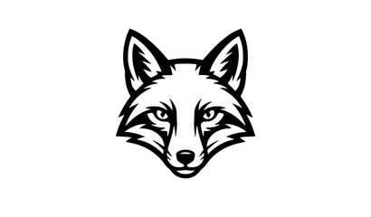 Obraz premium Wolf Bolt Mascot Head Silhouette Logo Vector Collection