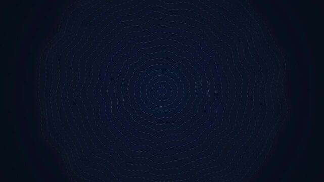 Minimalist dark blue abstract geometric circular grid pattern digital background vector illustration texture