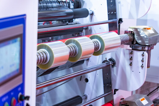 Laminating and rewinding kind of protective film machine with clamping rollers automatic edge banding