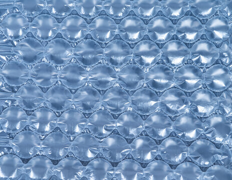 plastic translucent air packaging, protection of goods.