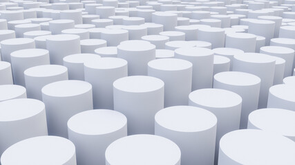 Fototapeta premium Dark White Geometric Grid Background for Innovation Report