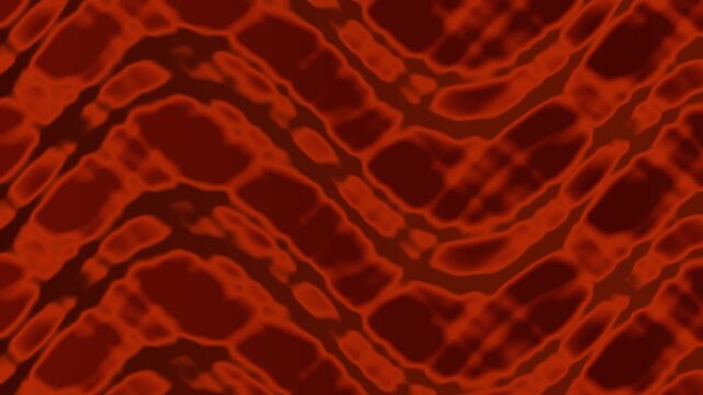 Abstract background pattern with organic red shapes and dark lines