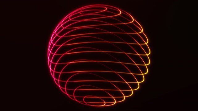 Red energetic music visualizer background with glowing wave motion and dark club atmosphere, designed for phonk, techno, DJ visuals, events and dynamic 4K video screens.
