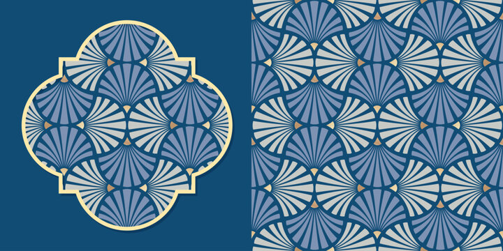 Traditional Chinese lattice pattern vector collection. Elegant oriental geometric ornaments with interlocking circles, floral grids and decorative frames for wallpaper, packaging and branding.