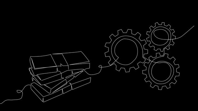 4k animation with doodle sketches with alpha channel. Crown, heart, cross, ban, scratches, question mark, love, chaos, mesh. Quickly changing sketch elements for viola effect in a ..