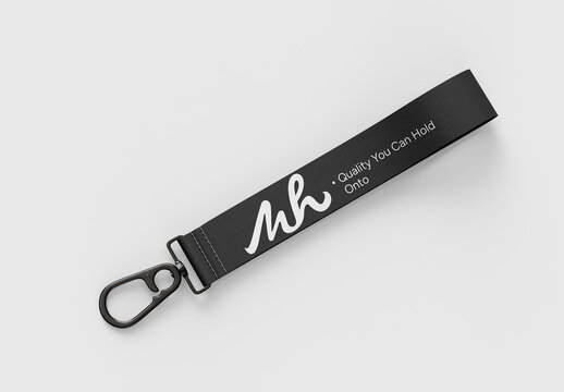 Top View Keychain Mockup