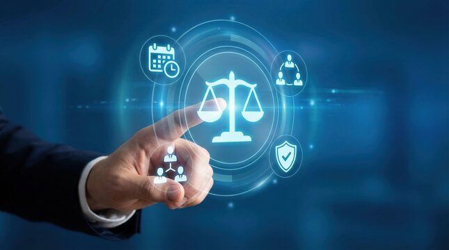 Employment labor law and legal services online help HR manager and company with compliance and management in digital
