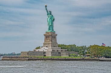 statue of liberty  and ellis island new york city © Manuel