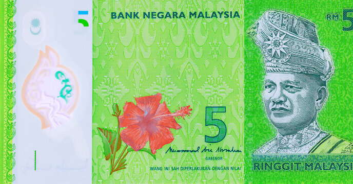 Money in Malaysia is represented by five ringgit banknotes of Malaysian paper currency released Bank Negara Malaysia