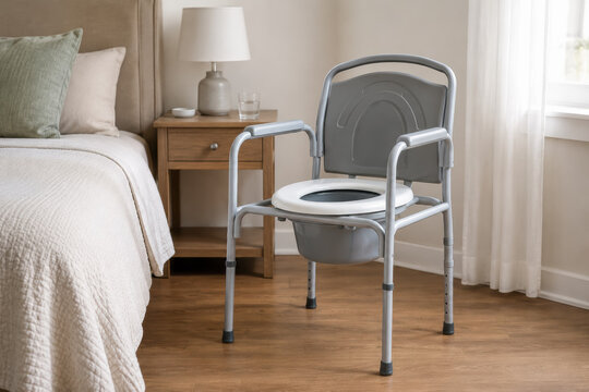 Bedside Commode Chair for Limited Mobility
