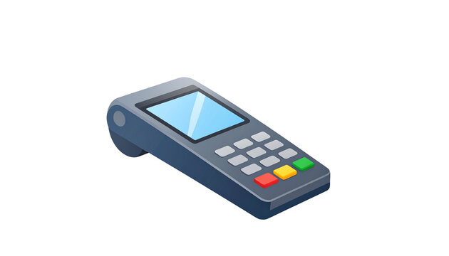 Contactless Payment Card isolated on transparent background