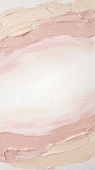 Fototapeta premium Soft Peach Pink Watercolor Abstract Background with White Copy Space
