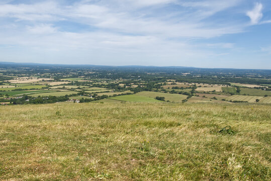 The Weald from South Downs, England.