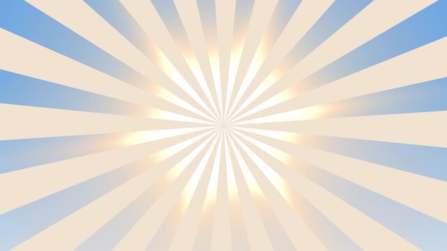 Retro Sunburst Radiating Rays Background for Poster Design and Motion Graphics.