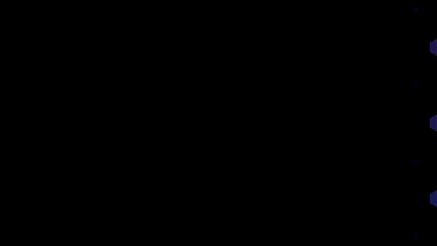 hexagon pattern movement background video