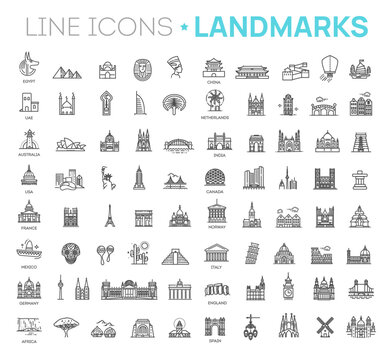 Tourist attractions. Landmarks