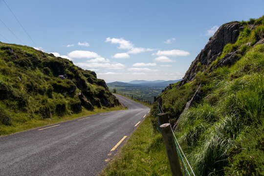 Ballaghasheen Pass on the Iveragh Peninsular, County Kerry, Ireland