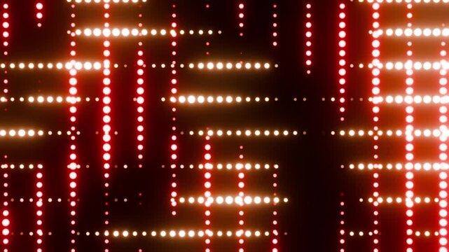Red with orange yellow dots animation VJ loop background for show