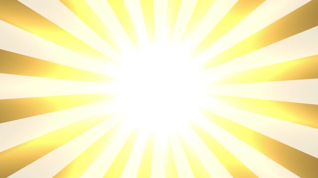 Sunburst Light Burst Background with Elegant Retro Radial Rays Animation Suitable for Logo Reveal, corporate intro and Cinematic Branding.
