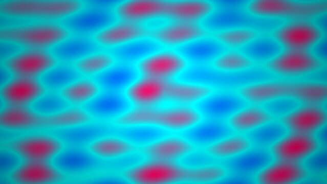 Abstract red and blue pixel art pattern