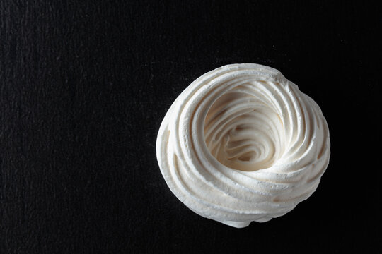 Meringue for making mini Pavlova desserts.