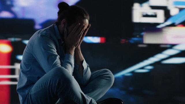 Paranoid user suffers emotional damage from compulsive social media use, information overload and constant comparison that weaken confidence and self esteem.
