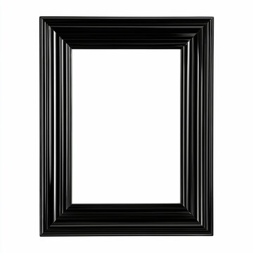  Plain Black Molded Picture Frame