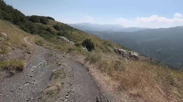 Giro in montagna con MTB