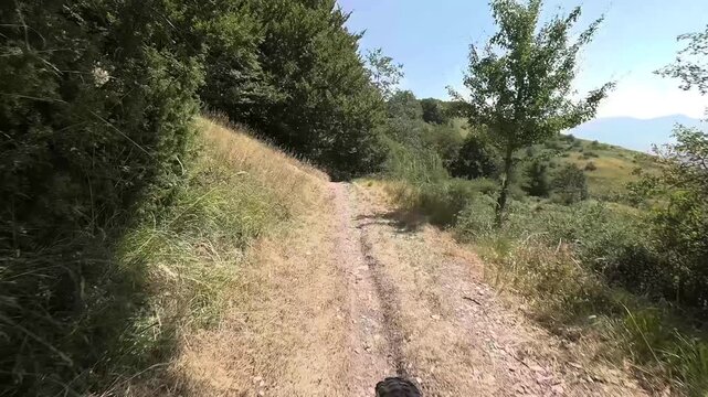 Giro in montagna con MTB