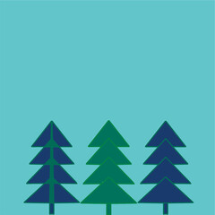 Obraz premium blue tree.eps