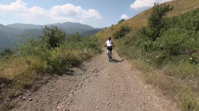 Giro in montagna con MTB
