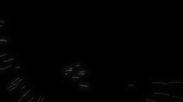 Glowing glitter burst sparkle effect overlay, glowing doodle stars, luxury white glitter sparkles star trail, magic dust, pixie dust path,glitter confetti trail on black screen. 4kanimation  video