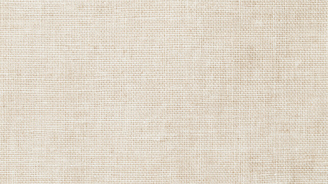 Light Beige Linen Fabric Texture Background for Design