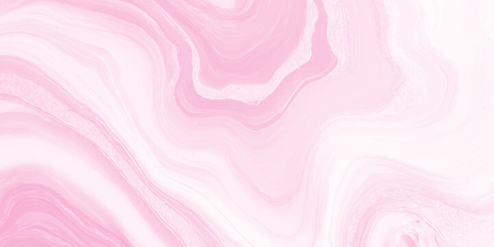Soft pink liquid marble background texture with fluid acrylic art swirl pattern romantic pastel rose quartz stone surface