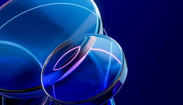 3D Abstract Glass Portal