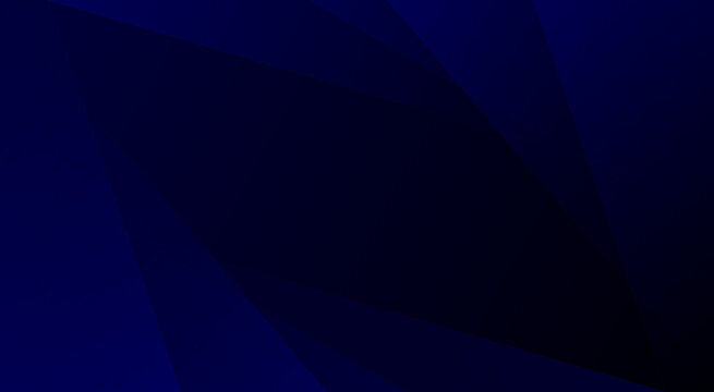 Abstract Dark Blue Gradient Background with Smooth Curved Lines and Subtle Shadows for Modern Digital Design and Technology Concepts