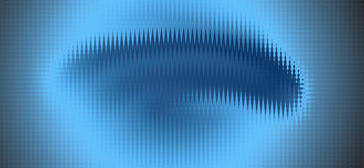 Naklejka premium Abstract blue circular wave pattern with ripples and soft gradient layers for modern design art