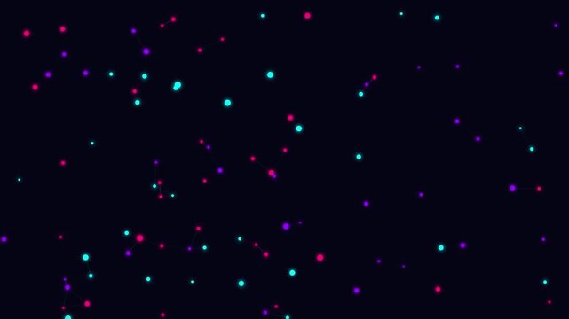 Abstract glowing digital plexus dots background vector